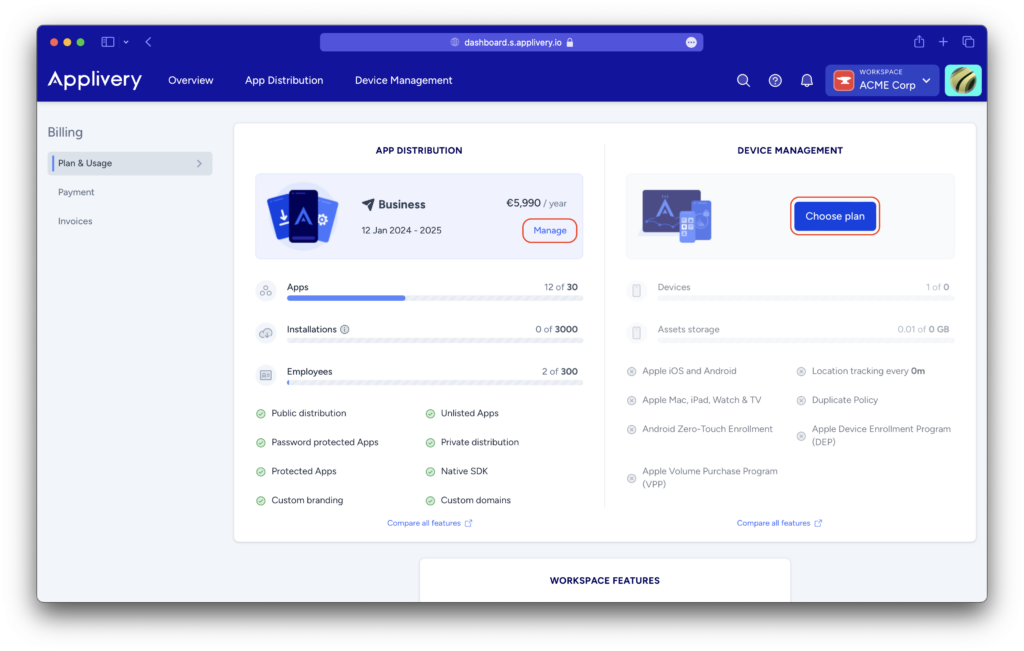 billing-management | Applivery billing-management
