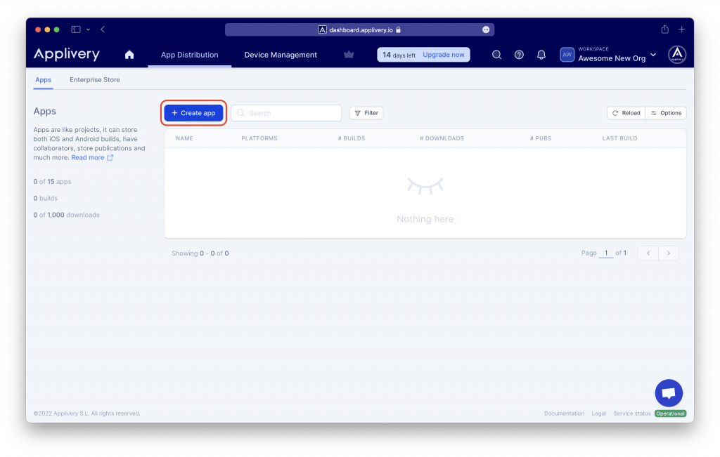 create-app | Applivery | Applivery