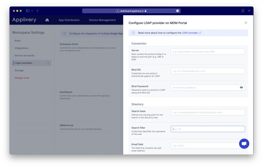 ldap-provider | Applivery | Applivery