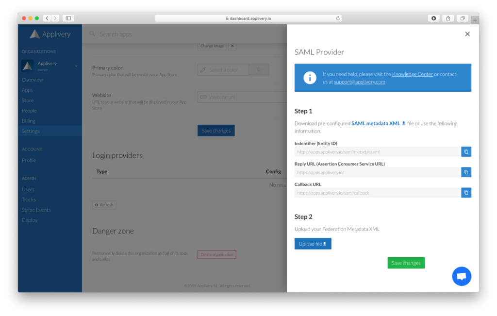 sso-saml-step2 | Applivery