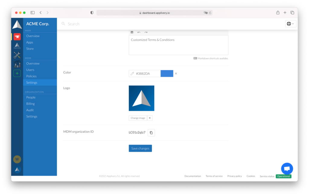 applivery-mdm-org-id | Applivery | Applivery