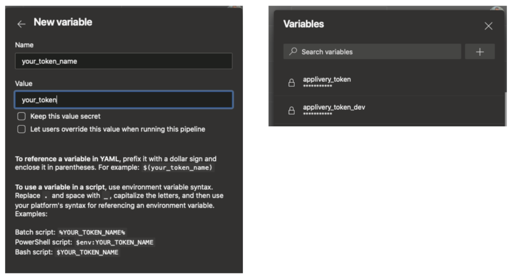 azure-devops-pipelines-vars | Applivery azure-devops-pipelines-vars