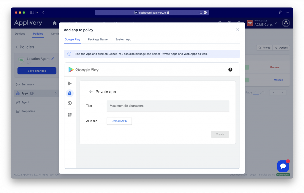 private-app-name | Applivery | Applivery