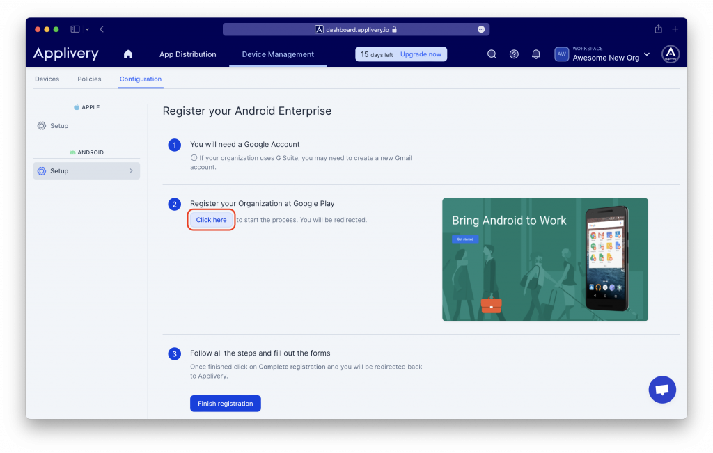 create-enterprise | Applivery | Applivery