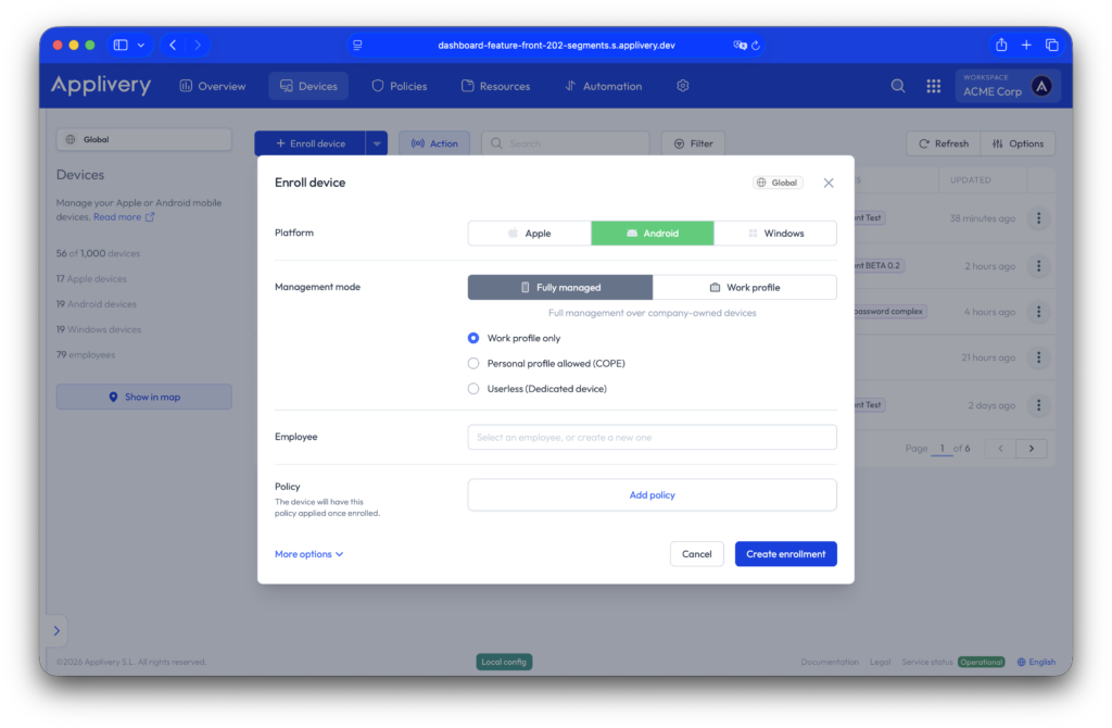 formulario de inscripción