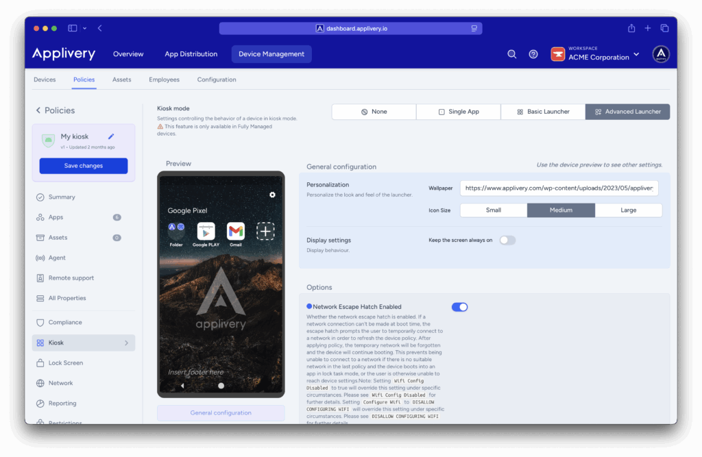 applivery-advanced-launcher