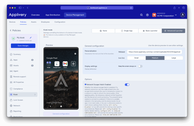 applivery-advanced-launcher | Applivery applivery-advanced-launcher