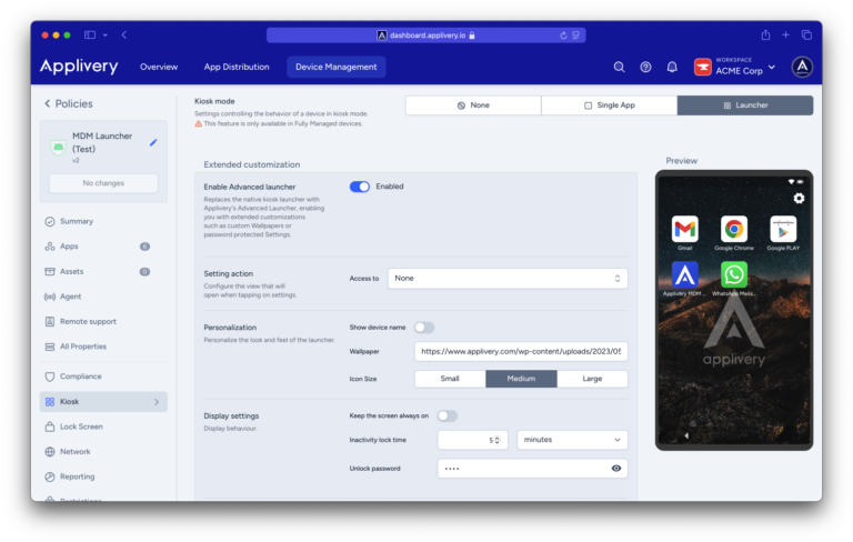 applivery-advanced-launcher