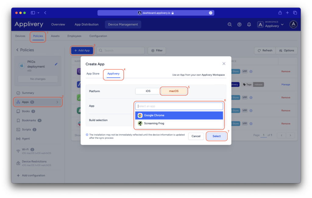 pkg-policy | Applivery | Applivery pkg-policy