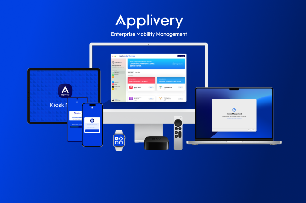 Applivery kiosk mode configuration