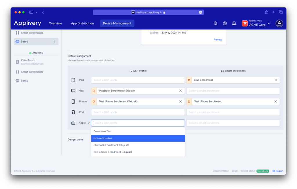 Improving the onboarding process with Applivery