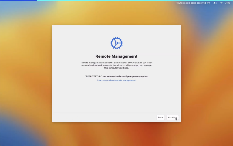 How to use the terminal during the Setup Assistant of macOS