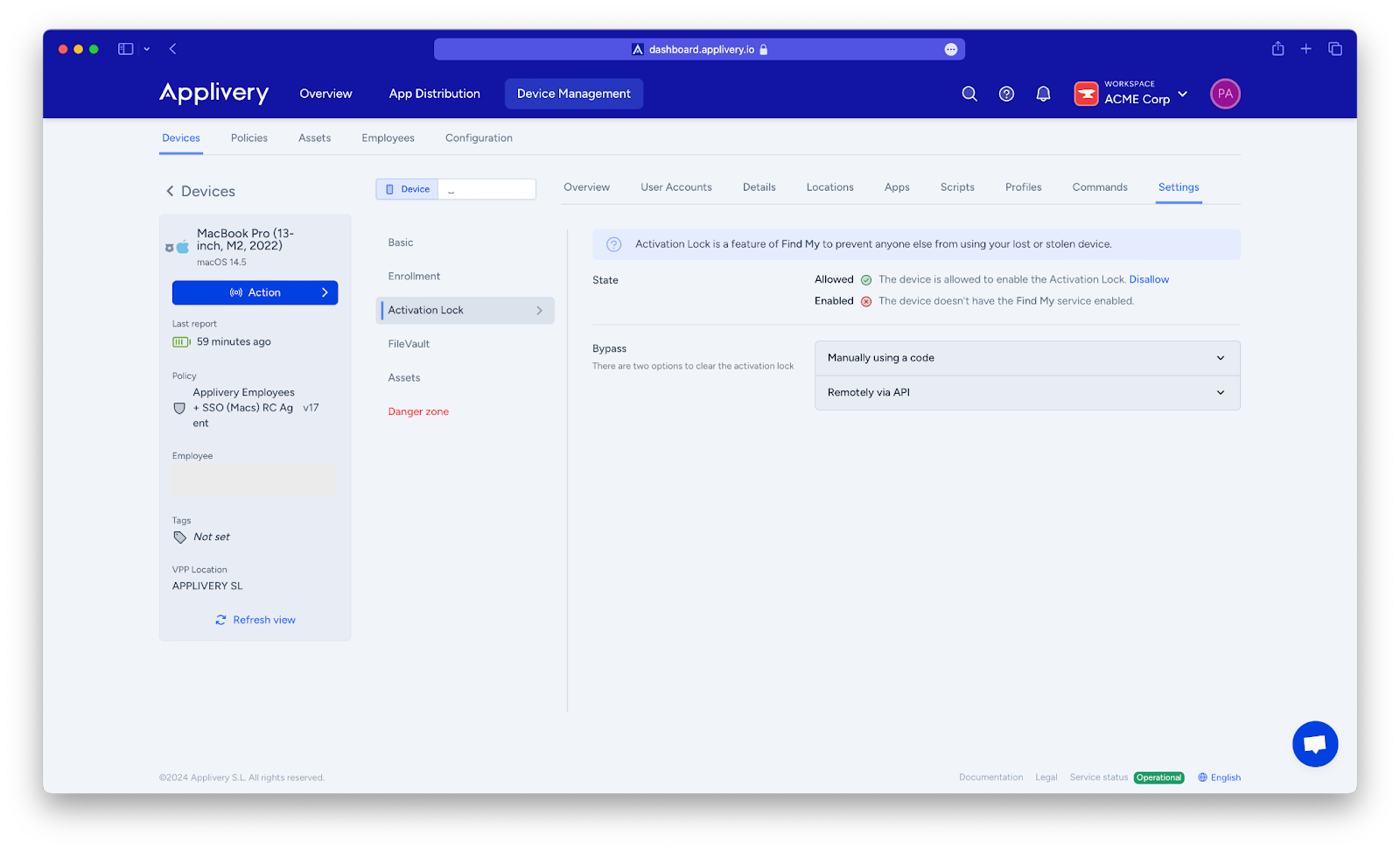 Security and control for your organization: Activation Lock on Apple ...