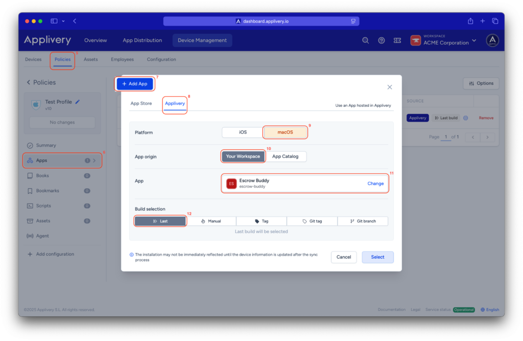add-escrow-buddy | Applivery add-escrow-buddy