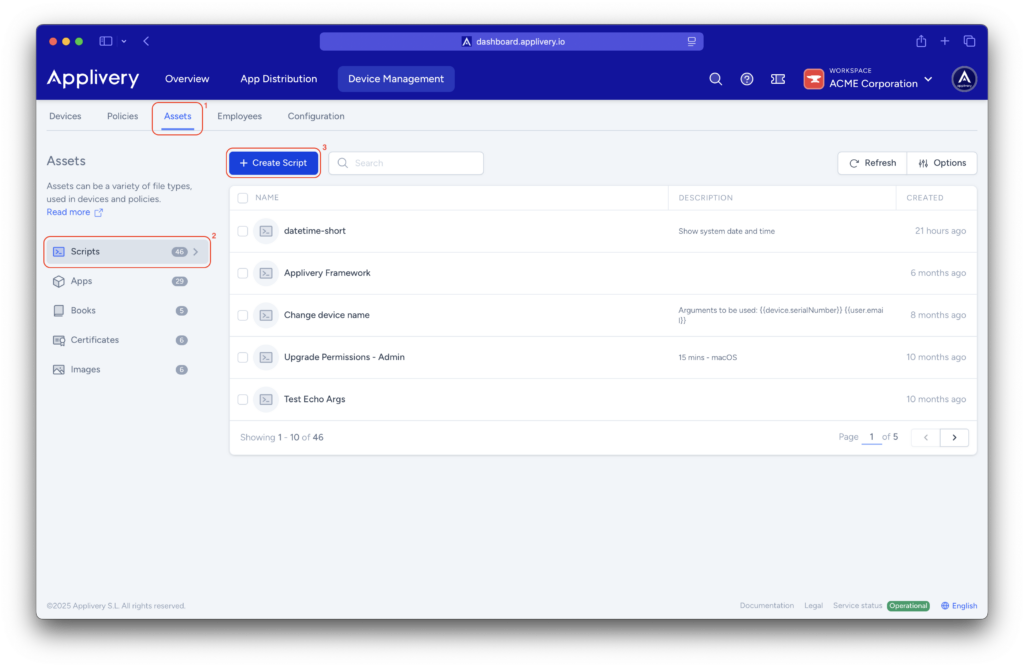 create-script | Applivery create-script