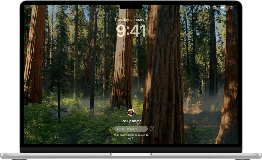 macos-sequoia-login-window-password-entry | Applivery macos-sequoia-login-window-password-entry