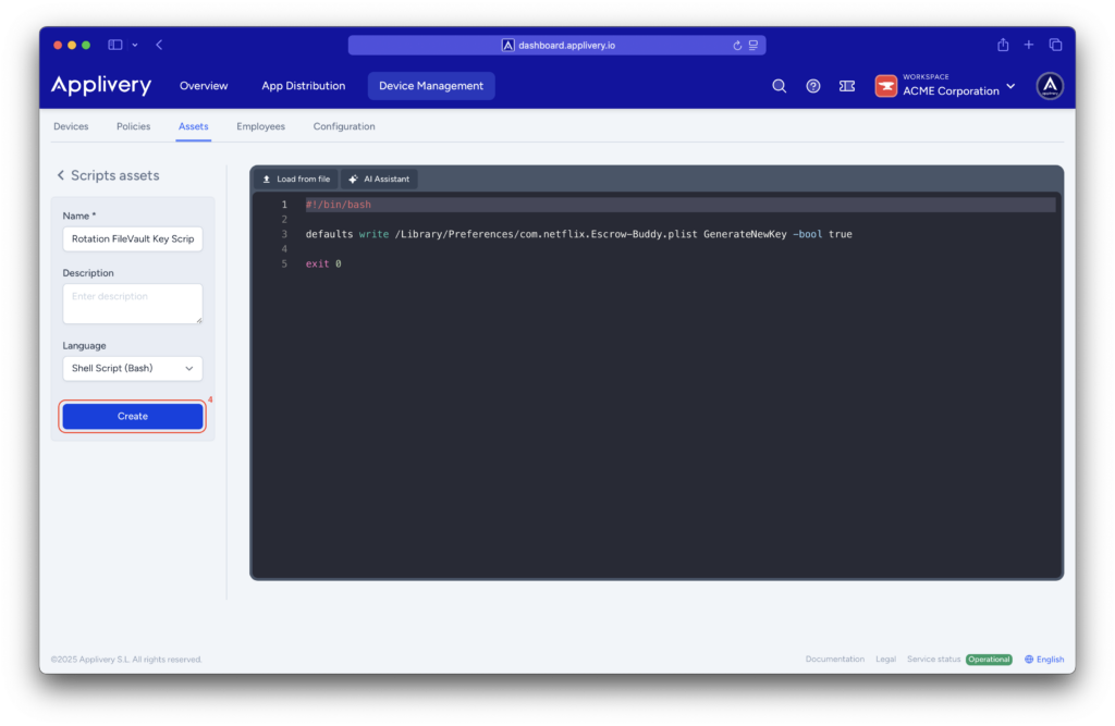 script-bash | Applivery script-bash