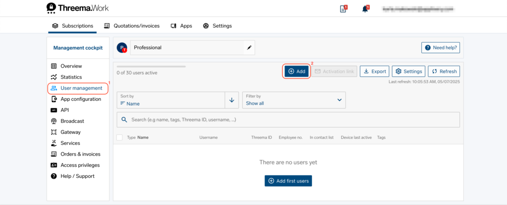 threema-user-management | Applivery threema-user-management