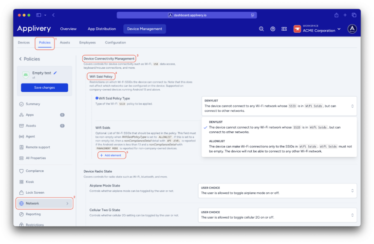 wifi-policy | Applivery wifi-policy