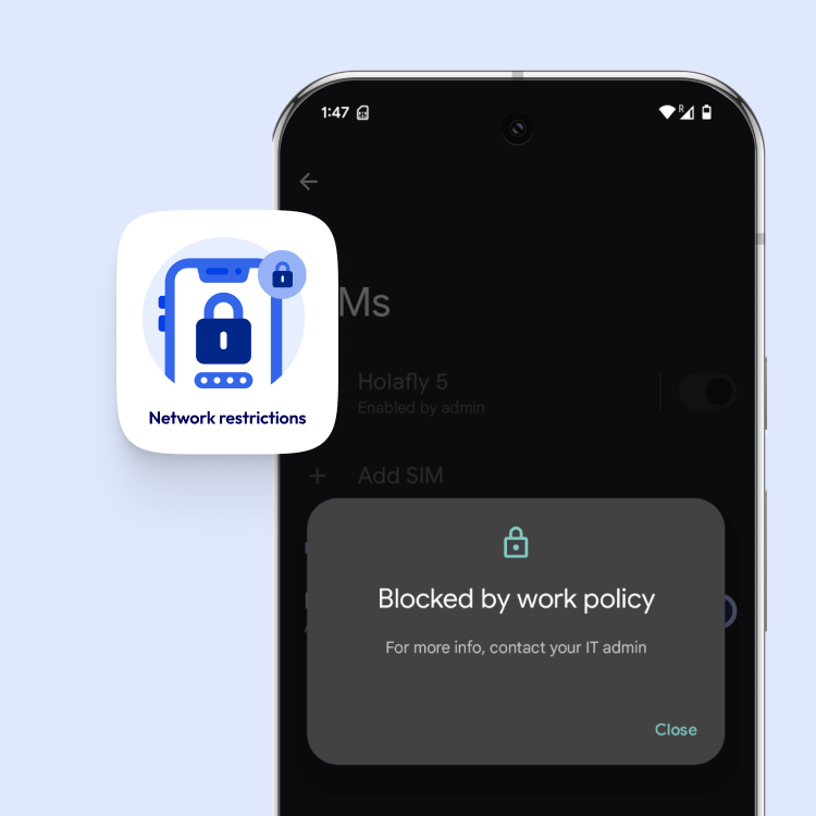 Android eSIM restrictions