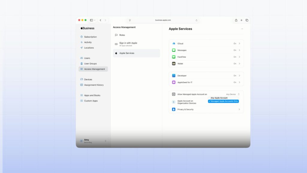 Apple services | Applivery Apple services