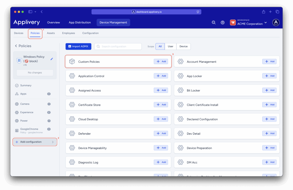 custom-policies