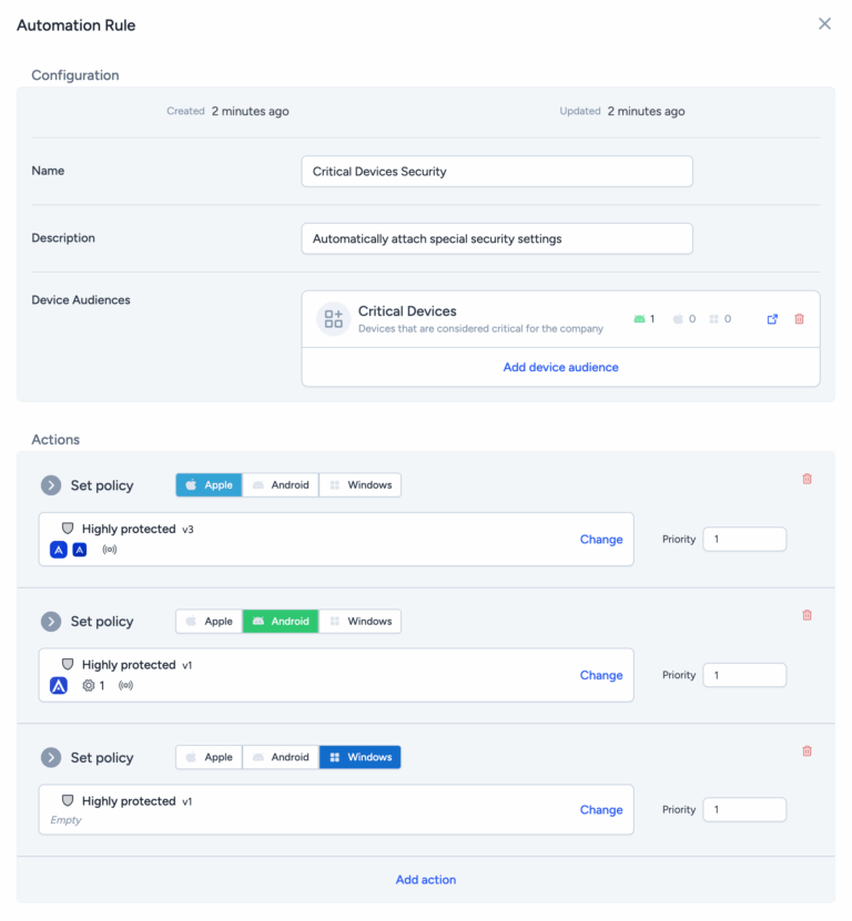 Automation Rule | Applivery Automation Rule at Applivery