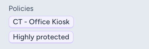 Policies | Applivery