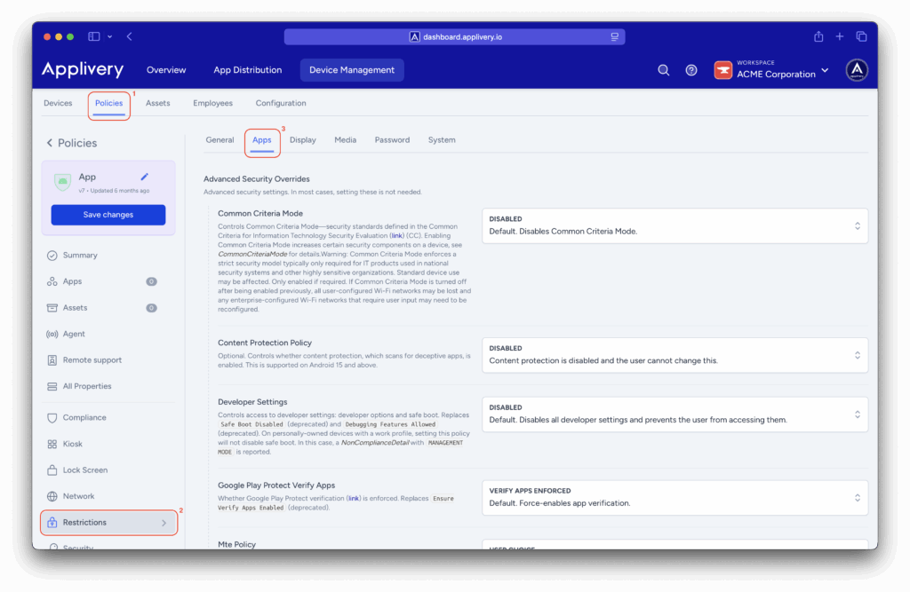 keyguard-config | Applivery keyguard-config