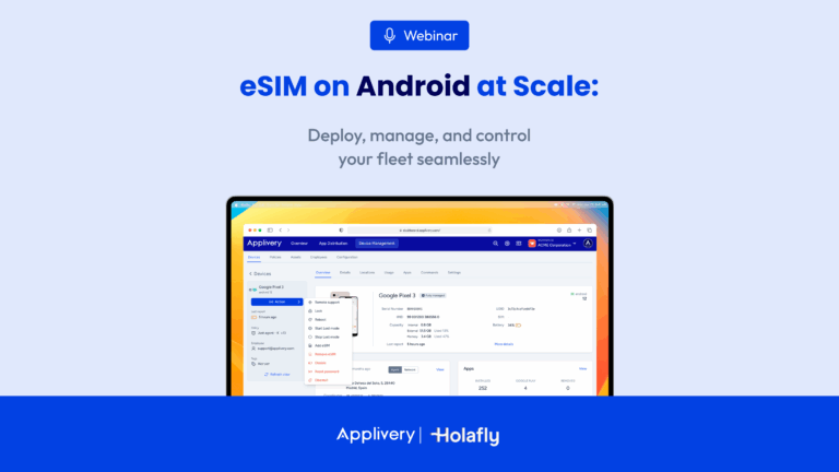 Webinar eSIM on Android_Applivery_Holafly
