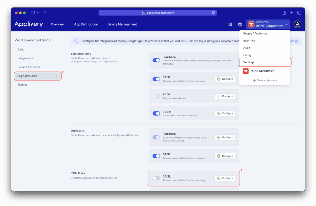 login-providers-settings