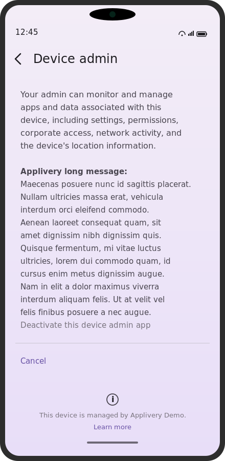 long-support-message