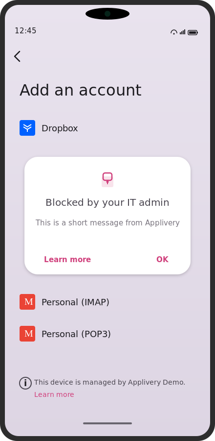 short-support-message