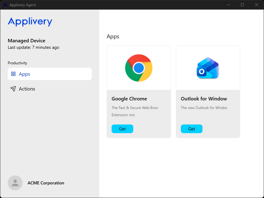 self-service-app-catalog